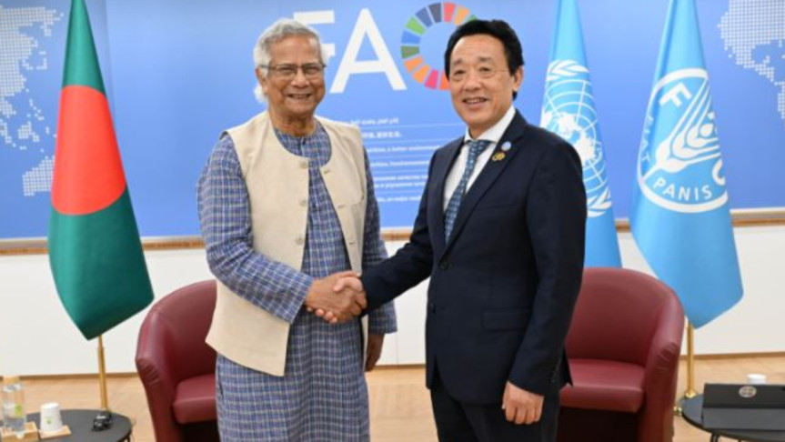 প্রধান উপদেষ্টার সঙ্গে এফএওর ডিজি’র সাক্ষাৎ