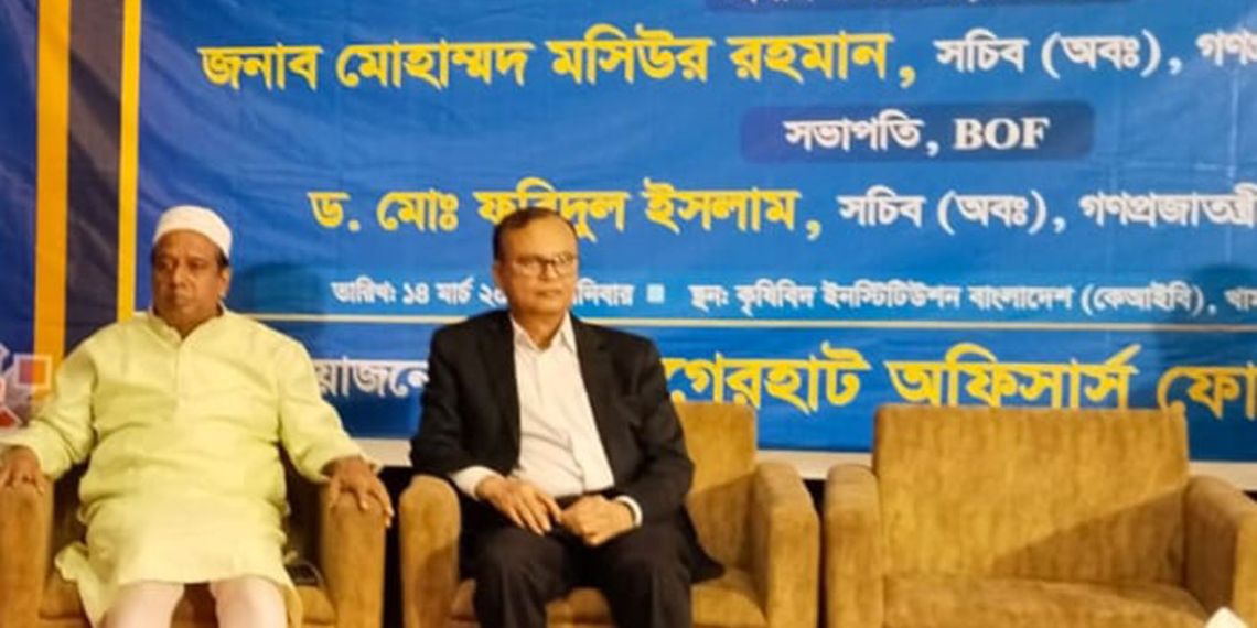 দেশের অগ্রযাত্রায় নতুন সরকারকে সহযোগিতার আহ্বান ড. ফরিদুলের