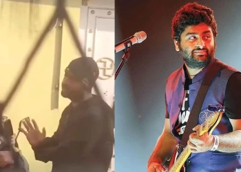 পথিককে রাস্তা চেনাচ্ছেন অরিজিৎ সিং