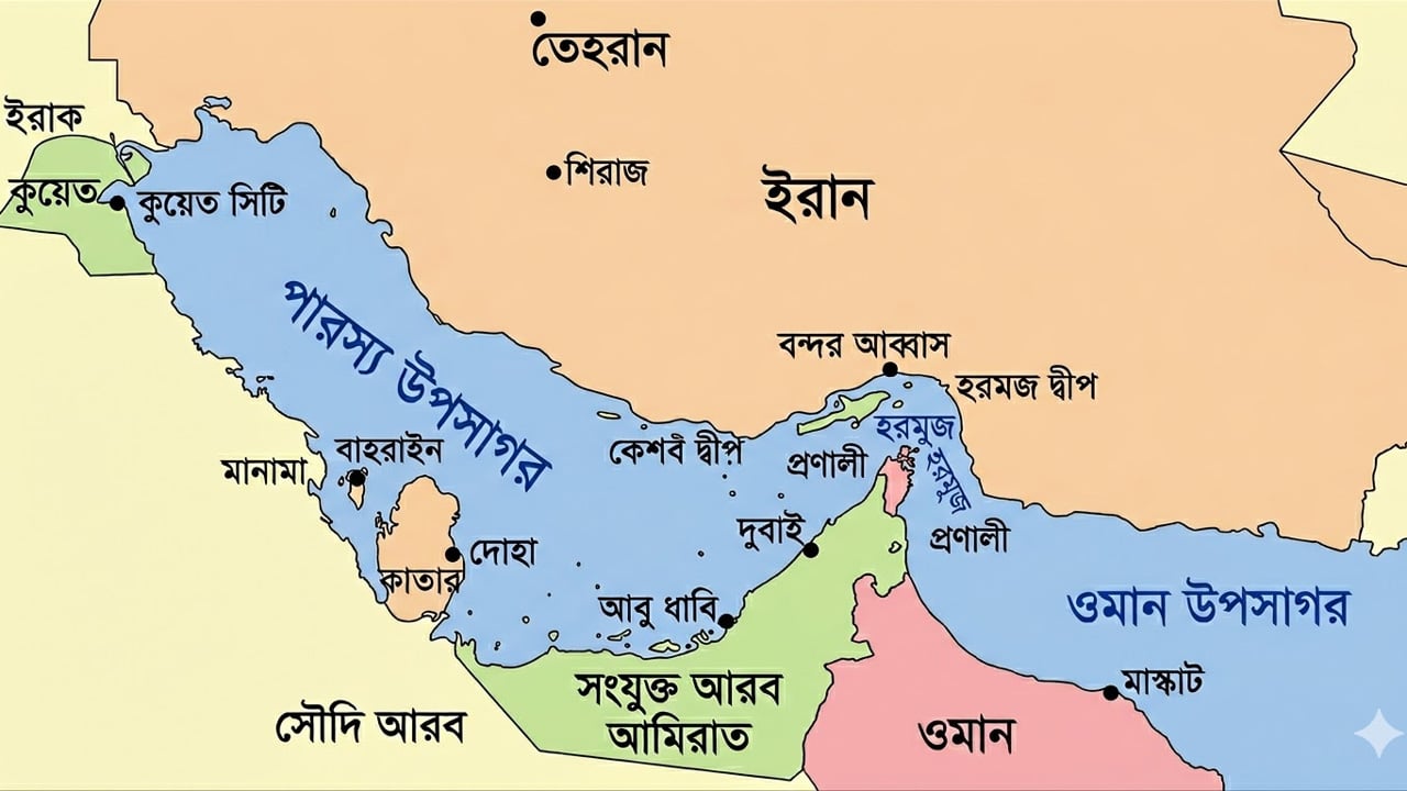 নিজেদের উপকূল ও দ্বীপে হামলা হলে পারস্য সাগরে মাইন স্থাপনের হুমকি ইরানের