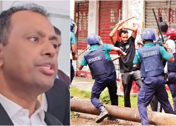লাঠি হাতে ৬ পুলিশ, অভিযোগে এক : তদন্ত ত্রুটিপূর্ণ দাবি আইনজীবীর