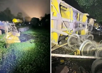 তেলবাহী ট্রেন লাইনচ্যুত, সিলেটের সঙ্গে সারাদেশের রেল যোগাযোগ বন্ধ