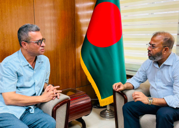 বন ও পরিবেশ প্রতিমন্ত্রীর সাথে সাকজেএফ মহাসচিবের সৌজন্য সাক্ষাৎ