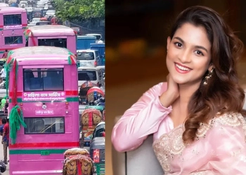 ‘গোলাপি বাস’ নিয়ে যা বললেন সাদিয়া আয়মান