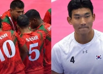 কোরিয়াকে হারিয়ে এশিয়ান গেমসে শুভসূচনা বাংলাদেশের
