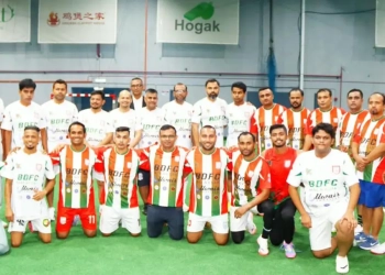 মালয়েশিয়ায় প্রবাসী বাংলাদেশিদের সঙ্গে ফুটসাল খেললেন ক্রীড়া প্রতিমন্ত্রী