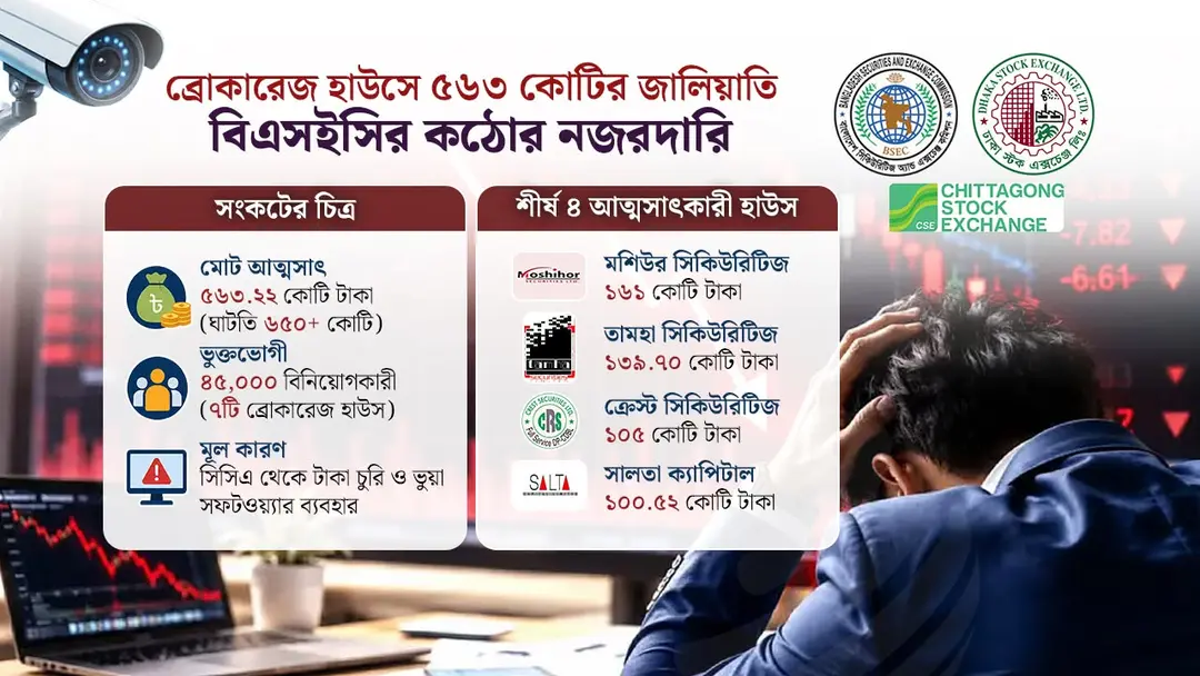 ভুয়া সফটওয়্যারে ৫৬৩ কোটি লোপাট: টাকা ফেরত পাওয়া নিয়ে অনিশ্চয়তা