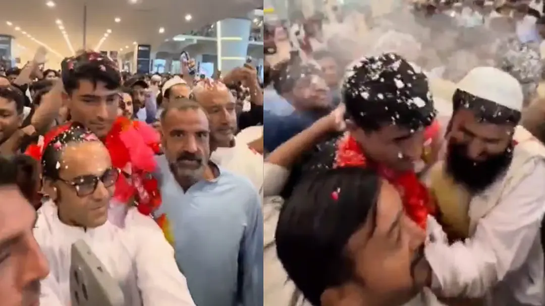 অভিষেকেই চমক, দেশে ফিরে নায়কোচিত সংবর্ধনা পেলেন রাজাউল্লাহ