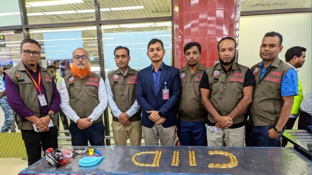 শাহজালালে পৃথক অভিযানে সাড়ে ১৩ কেজি স্বর্ণ উদ্ধার