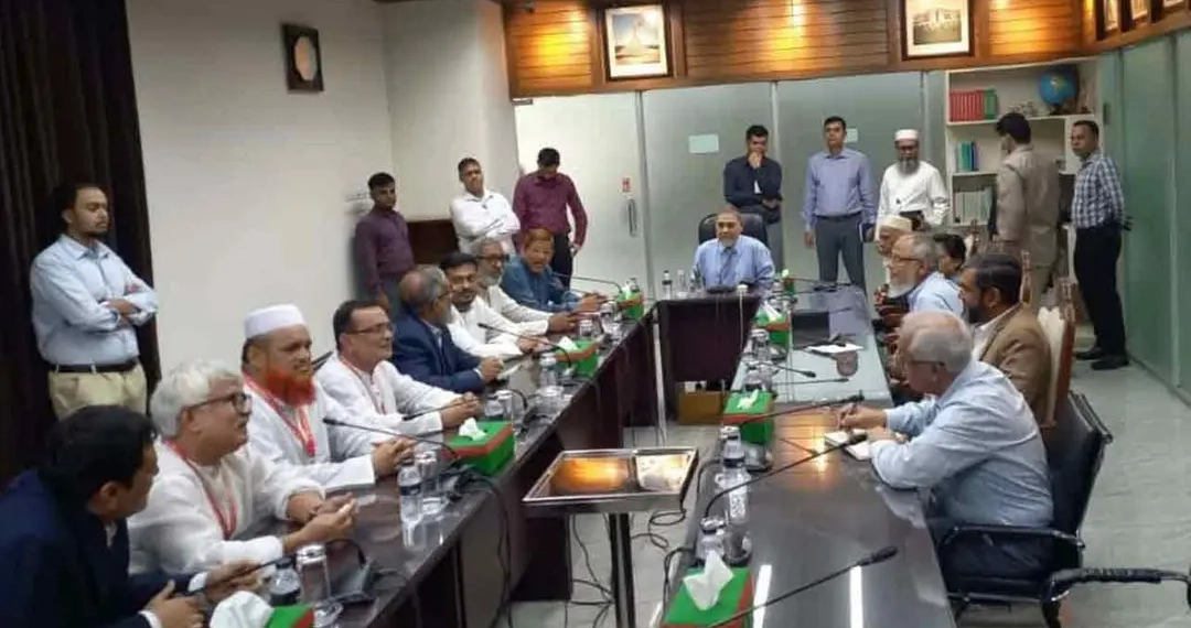 সিইসির সঙ্গে বৈঠকে ১১ দলীয় ঐক্যের প্রতিনিধি দল
