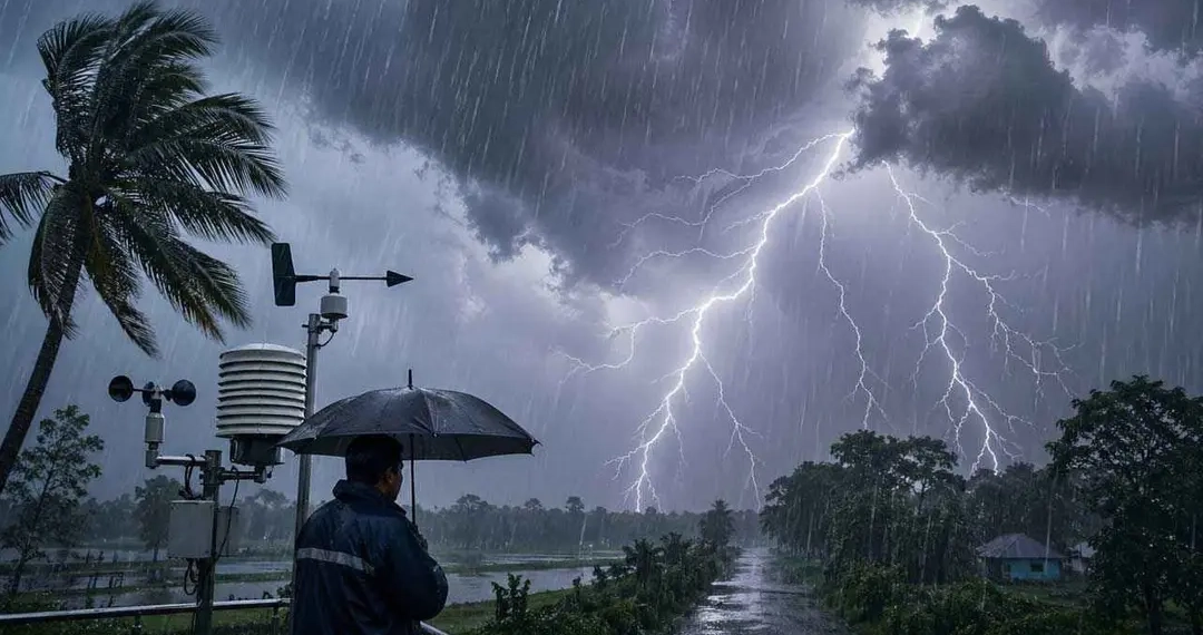 তিন অঞ্চলে দমকা হাওয়াসহ বজ্রবৃষ্টির আভাস, নদীবন্দরে সতর্কতা জারি